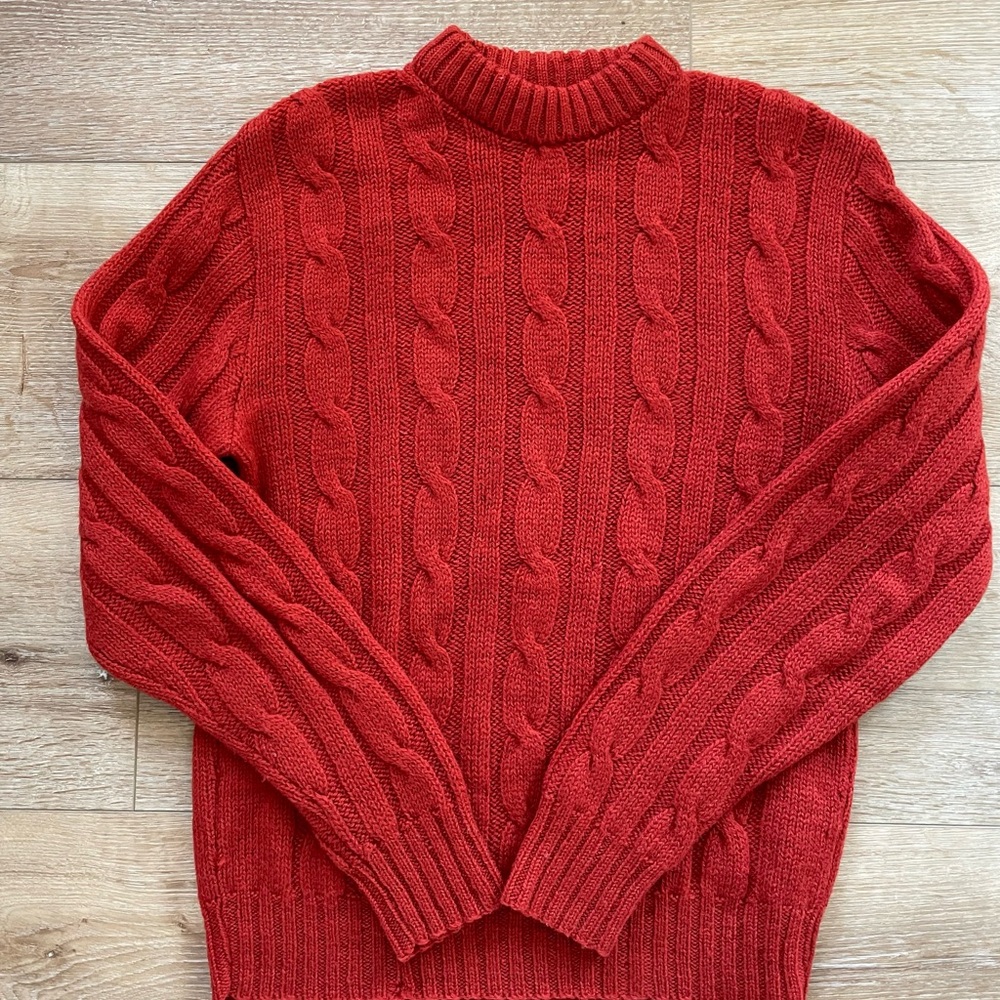 Vintage Late 1960's/Early 1970's Pendleton Cable Knit Sweater